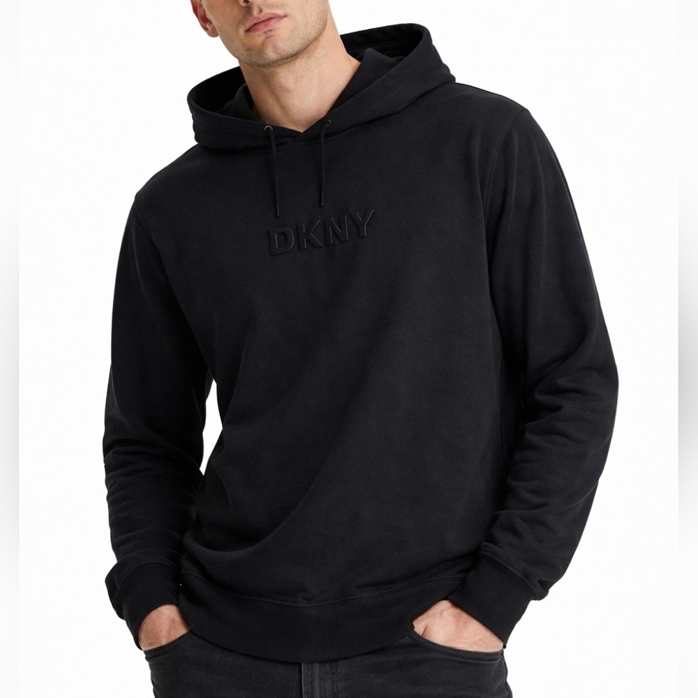Men's DKNY Hoodie Size S Black